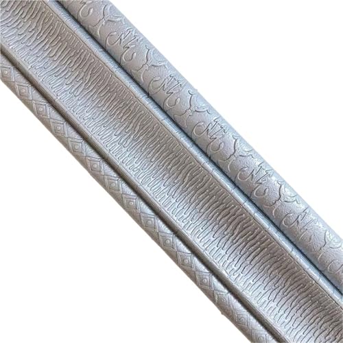 2 stücke,30 m Tapete Dekorative Linie Sockel Dekoration Selbst-adhesive Wasserdichte Wohnzimmer Wand Grenze Aufkleber FüR WäNde(Sliver) von ANQKYO