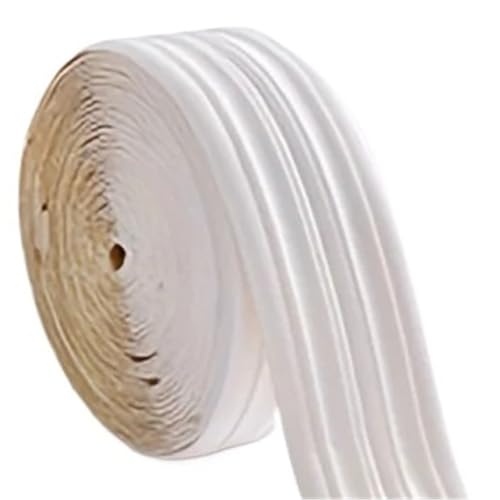 2 stücke 230 cm/rolle Wand Trim Streifen Aufkleber Selbst-adhesive Wasserdichte Decke Boden Taille Linie Dekorative Sockel FüR WäNde(White broaden) von ANQKYO