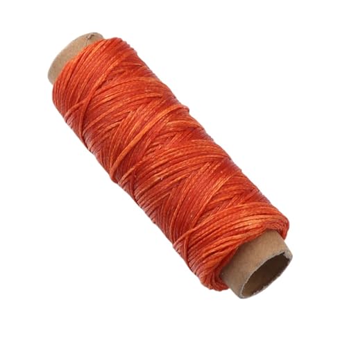 2 stücke Gewachste Gewinde Runde Leder Nähen Handwerk Nähen Threads for DIY Home Cord Werkzeug Zubehör FüR Basteln(Red) von ANQKYO
