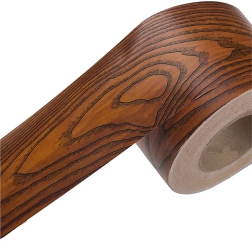 2 stücke Marmor Vinyl Taille Aufkleber Einfarbig Selbstklebende Wand Papier Grenze Badezimmer PVC Wasserdichte Holz Muster Tapete FüR WäNde(Color 3) von ANQKYO