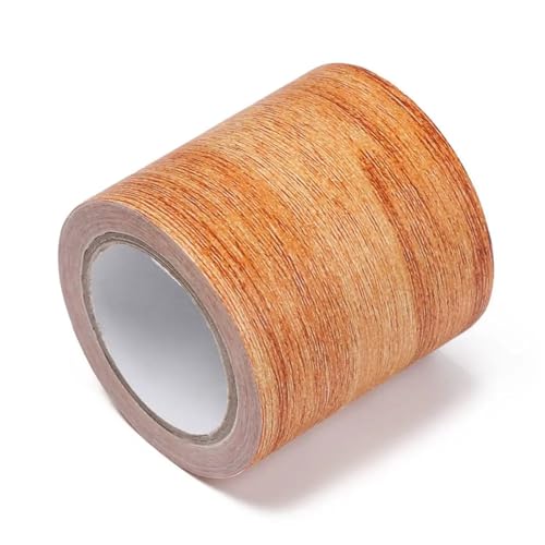 2 stücke Möbel Renovierung Wand Taille Linie Boden Aufkleber Holzmaserung Selbst-adhesive Sockel Reparatur Band Hause Dekoration FüR WäNde(Color 4,8cmx4.57m) von ANQKYO