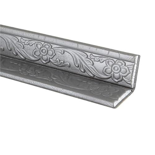 2 stücke Muster Aufkleber Wand Trim Linie Sockel Grenze Dekoration Selbstklebende Haushalt for Wohnzimmer DIY Hintergrund FüR WäNde(Color 2) von ANQKYO