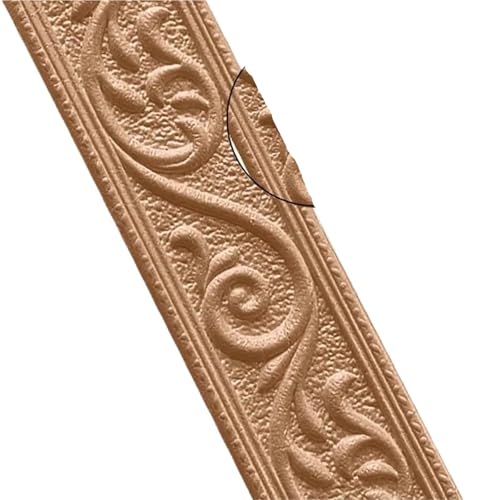 2 stücke Selbst-Adhesive Taille Sockel Linie Decor Streifen Wand Aufkleber Grenze DIY Room Hause Wasserdichte Baseboard Tapete Stick FüR WäNde(Bronze) von ANQKYO