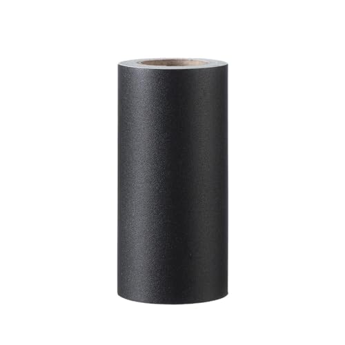2 stücke Selbst-adhesive Baseboard Wand Grenze Aufkleber PVC Taille Linie Tapete Wasserdichte Sockel Vinyl Wohnzimmer Dekor FüR WäNde(Black,12cm) von ANQKYO