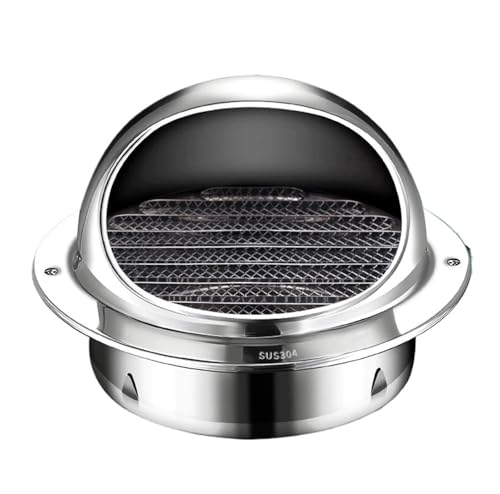 2 stücke Wand Decke Air Vent Führung Belüftung Auspuff Grille Abdeckung Outlet Heizung Kühlung Wasserdichte Vents Kappe FüR Rohre(160mm) von ANQKYO