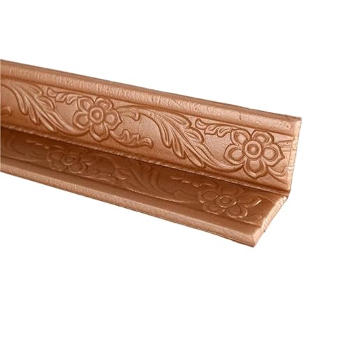 2 stücke Wand Rand Streifen Aufkleber Selbst Klebe Wasserdicht Baseboard Ecke Taille Linie Trim Sockel FüR WäNde(Color 2) von ANQKYO