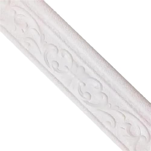 2 stücke Wand Rand Streifen Aufkleber Selbst Klebstoff Wasserdicht Baseboard Ecke Taille Linie Trim Sockel FüR WäNde(Color 1) von ANQKYO