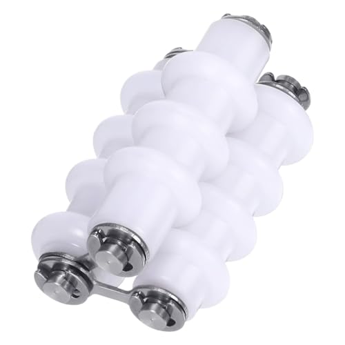 2-teiliges Glätteisen zur Schmuckherstellung, Aluminium-Kupfer-Heimwerkerwerkzeug, tragbares Richtgerät for Metalldrähte for Basteln FüR Schmuck von ANQKYO