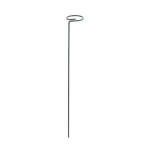 20 stücke Garten Unterstützung Stake Ring Metall Anlage Unterstützt Einzigen Stamm Strauch Halter FüR Orchideen(45cm) von ANQKYO