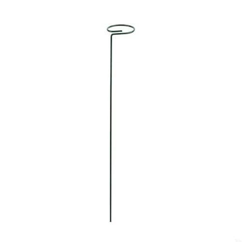 20 stücke Garten Unterstützung Stake Ring Metall Anlage Unterstützt Einzigen Stamm Strauch Halter FüR Orchideen(45cm) von ANQKYO
