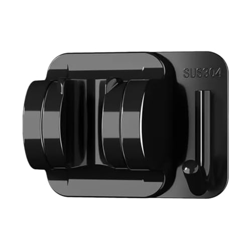 2pc Dusche Kopf Halter Halterung Wand Mit Aufhänger Haken Einstellbare Badezimmer FüR Badezimmer(Black) von ANQKYO