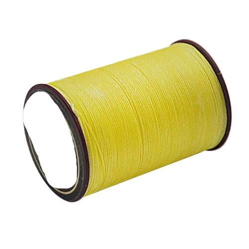 3 stücke Leder Runde Gewachste Gewinde Polyester Handwerk Nähen Linie for Stickerei Kits, & DIY FüR Basteln(Color 5,0.45mmX150m) von ANQKYO