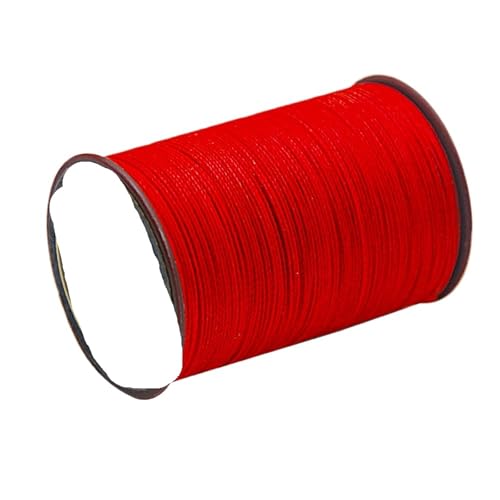 3 stücke Leder Runde Gewachste Gewinde Polyester Handwerk Nähen Linie for Stickerei Kits, & DIY FüR Basteln(Color 7,0.65mmX78m) von ANQKYO