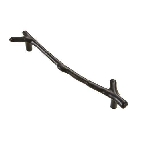 4 Pcs Küche Schrank Lagerung Griff Antike Tür Kommoden Kleiderschrank Möbel Griffe FüR KüChe(Black-128mm) von ANQKYO
