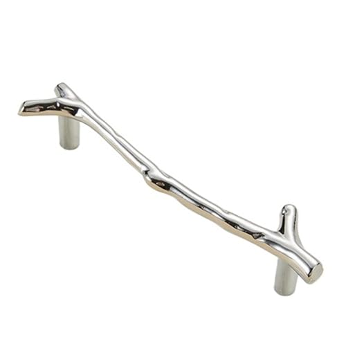 4 Pcs Küche Schrank Lagerung Griff Antike Tür Kommoden Kleiderschrank Möbel Griffe FüR KüChe(Chrome-128mm) von ANQKYO