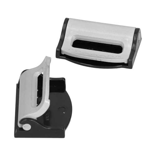 4 stücke Schulter Positioner Clip Universal Einstellbare Sicherheitsgurt Spannung Teller for Fahrer for Passagiere FüR Erwachsene(Silver) von ANQKYO