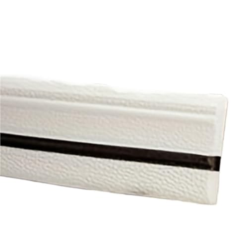 ANQKYO 2 Stück,30 m/Rolle Innen- und Außeneckenaufkleber Dekorative Linie Sockellinie Selbstklebende wasserdichte Deckenhintergrundwanddekoration FüR WäNde(White with black) von ANQKYO