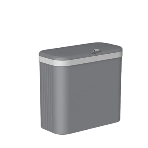 ANQKYO Küchenmülleimer mit Deckel, hängender Mülleimer, Mülleimer for Schrank, Schrank unter der Spüle, Kompostbehälter FüR KüChe(DARK GRAY) von ANQKYO