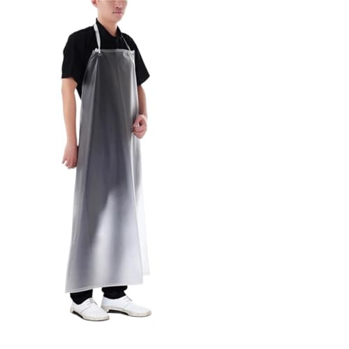 Arbeitsschürze 2pcs PVC Apron Waterproof Transparent For Kitchen Housework Restaurant Coffee Shop Butcher Farm Pasture Clean Tool von ANQKYO