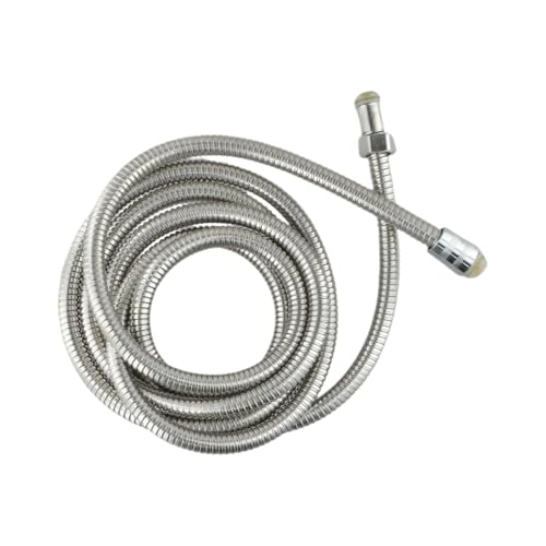 Flexibler Stahl-Brauseschlauch aus Edelstahl mit 3/4/5 Meter Länge for Haushaltsverlängerungs-Sanitärrohr-Zugrohr FüR Badarmaturen(5.0M) von ANQKYO