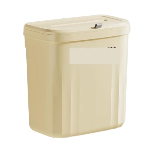 Küche Mülleimer Wand Hängen Mülleimer Mit Deckel Müll Kann for Schrank Unter Waschbecken Abfall Müll Kompost Bin FüR KüChe(Yellow-M) von ANQKYO