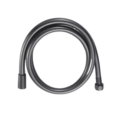 PVC-Hochdruck-Brauseschlauch for Badezimmer, Handkopf, glattes, 360° flexibles Duschrohr FüR Badarmaturen(Grey,200cm) von ANQKYO