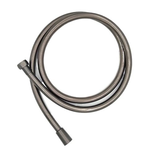 Sanitär PVC Flexibler Wasserschlauch Dusche Toilette Bidet Shattaf Sprayer 1,5 m FüR Badarmaturen(Grey) von ANQKYO