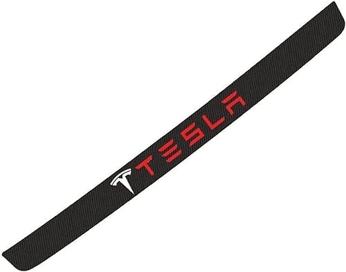 ANRAM Car Carbon Fibre Rear Bumper Protector for Tesla Model 3 S X P100D,Rear Protection Plate Boot Edge Protection Accessories Scratch Protection, ANRAM Car Carbon Fibre Rear Bumper Protector for Tesla Model 3 S X P100D,Rear Protection Plate Boot Edge Protection Accessories Scratch Protection, von ANRAM