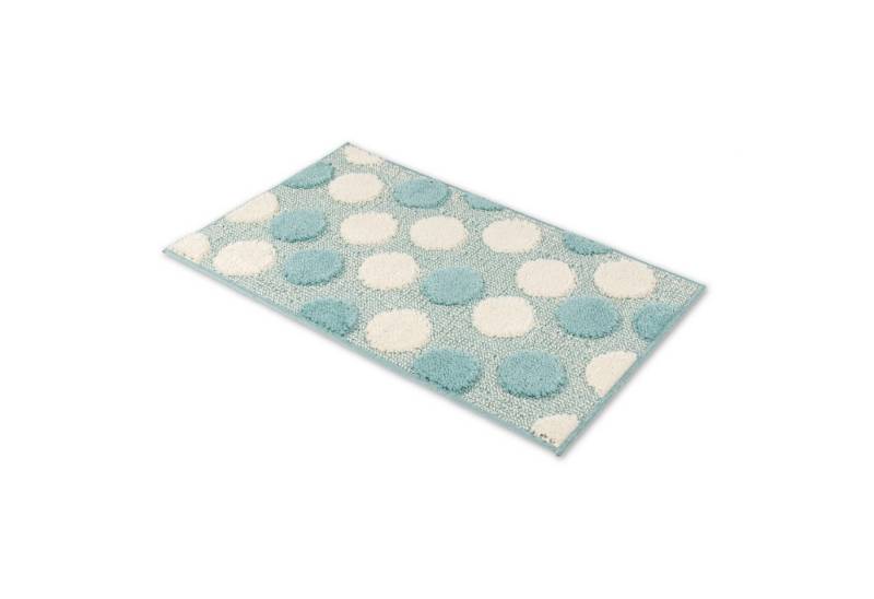 ANRO Badematte Bodenmatte LEA Badteppich, Höhe 8 mm, strapazierfähig, schmutzabweisend, wasserundurchlässig, rutschfest, pflegeleicht, Polypropylen, Eckig, Textil von ANRO