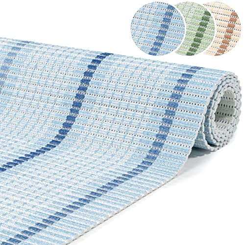 ANRO Badematte Weichschaummatte Bad- und Duschvorleger Antirutsch Badläufer Teppich Blau 220x65cm ANRO Badematte Weichschaummatte Bad- und Duschvorleger Antirutsch Badläufer Teppich Blau 220x65cm von ANRO