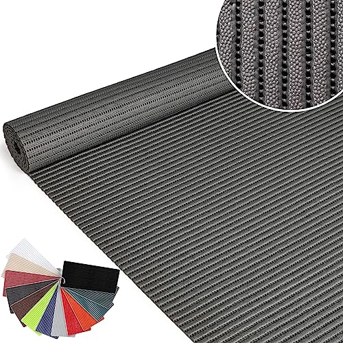 ANRO Badematte Weichschaummatte Bad- und Duschvorleger Antirutsch Badläufer Uni Grau 350x130cm ANRO Badematte Weichschaummatte Bad- und Duschvorleger Antirutsch Badläufer Uni Grau 350x130cm von ANRO