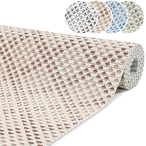 ANRO Badematte Weichschaummatte Bad- und Duschvorleger Antirutsch Badläufer Uni Karo Braun 300x65cm ANRO Badematte Weichschaummatte Bad- und Duschvorleger Antirutsch Badläufer Uni Karo Braun 300x65cm von ANRO