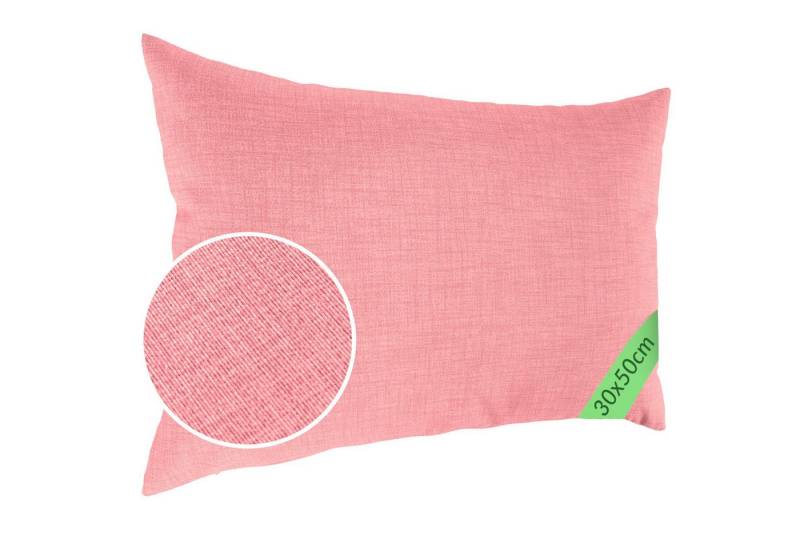ANRO Dekokissen MrJack Zierkissen, Kissenbezug 35x50cm ohne Füllung Pink von ANRO