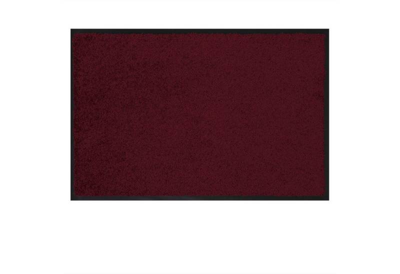ANRO Fußmatte QUEEN Hochwertig Eingangsmatte Schmutzfangmatte, Rechteck, Höhe: 10 mm, Größe 40x60cm - Bordeaux hohe Feuchtigkeitsaufnahme - mit Gummirand von ANRO