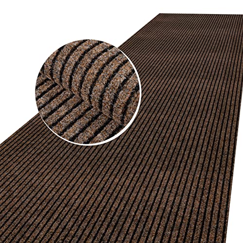 ANRO Schmutzfangmatte Mischa Teppich Läufer Meterware rutschfest & zuschneidbar | Indoor Outdoor Fußmatte Flur Gewerbe Büro Gastronomie Keller Mischa Braun 100x100cm ANRO Schmutzfangmatte Mischa Teppich Läufer Meterware rutschfest & zuschneidbar | Indoor Outdoor Fußmatte Flur Gewerbe Büro Gastronomie Keller Mischa Braun 100x100cm von ANRO