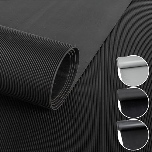 ANRO Gummimatte Meterware Gummiläufer 3mm Feinriefenmatte Rillenmatte Bodenbelag Werkstattboden als Antirutschmatte, Werkbank Auflage u. Bodenmatte 240 x 100cm Feinriefen TPE Schwarz ANRO Gummimatte Meterware Gummiläufer 3mm Feinriefenmatte Rillenmatte Bodenbelag Werkstattboden als Antirutschmatte, Werkbank Auflage u. Bodenmatte 240 x 100cm Feinriefen TPE Schwarz von ANRO