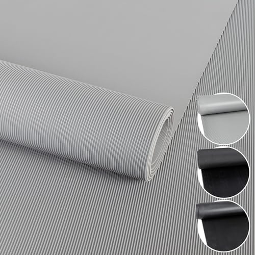 ANRO Gummimatte Meterware Gummiläufer 3mm Feinriefenmatte Rillenmatte Bodenbelag Werkstattboden als Antirutschmatte, Werkbank Auflage u. Bodenmatte 250 x 100cm Feinriefen TPE Grau ANRO Gummimatte Meterware Gummiläufer 3mm Feinriefenmatte Rillenmatte Bodenbelag Werkstattboden als Antirutschmatte, Werkbank Auflage u. Bodenmatte 250 x 100cm Feinriefen TPE Grau von ANRO