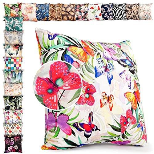 ANRO Kissenbezug Kissenhülle Kissen Deko-Kissen Sofa Kissen Couch Kissen Butterfly 50x50cm ohne Füllung ANRO Kissenbezug Kissenhülle Kissen Deko-Kissen Sofa Kissen Couch Kissen Butterfly 50x50cm ohne Füllung von ANRO
