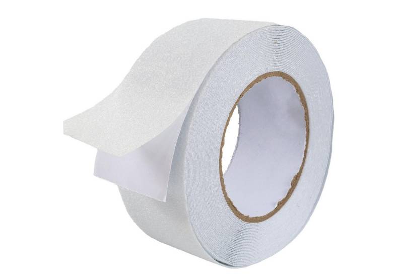 ANRO Klebeband Antirutsch Klebestreifen für glatte Oberflächen Sicherheitsklebeband (eine Rolle, 1-St., 1St.Rolle) selbstklebend erhöht die Sicherheit SafeTape 10M /5cm Halbtransparent von ANRO
