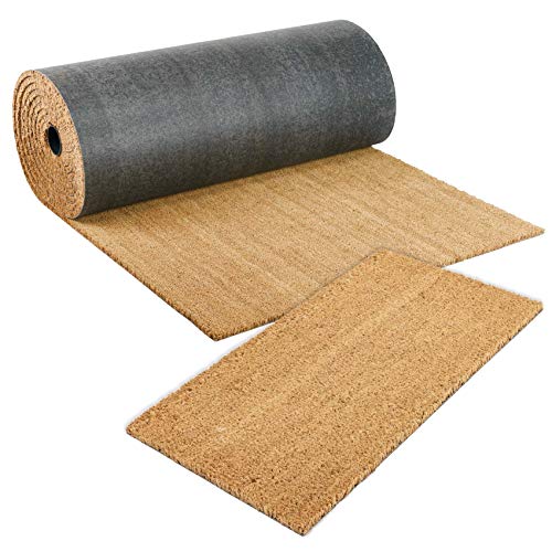 ANRO Kokosmatte Fußmatte Abstreifer Abtreter viele Größen und Höhen Naturprodukt Rollenware Dicke 20mm Größe 250x100cm ANRO Kokosmatte Fußmatte Abstreifer Abtreter viele Größen und Höhen Naturprodukt Rollenware Dicke 20mm Größe 250x100cm von ANRO