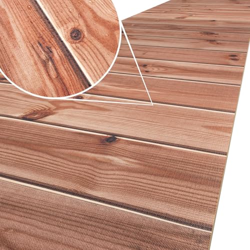 ANRO Küchenläufer Küchenteppich rutschfest Teppich Läufer Küche pflegleicht Teppichläufer Flur abwaschbar 280 x 52 cm Holz Braun ANRO Küchenläufer Küchenteppich rutschfest Teppich Läufer Küche pflegleicht Teppichläufer Flur abwaschbar 280 x 52 cm Holz Braun von ANRO