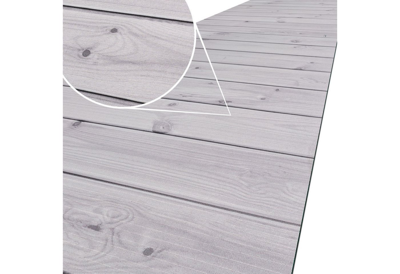 ANRO Küchenläufer Läufer GreenLine Flurläufer Teppichläufer Textil, Eckig, Bodenläufer 100x52cm Holz Dielen Grau pflegeleicht ANRO Küchenläufer Läufer GreenLine Flurläufer Teppichläufer Textil, Eckig, Bodenläufer 100x52cm Holz Dielen Grau pflegeleicht von ANRO
