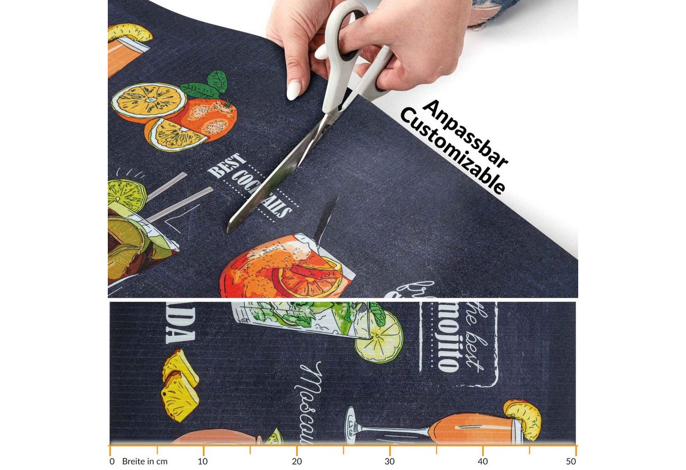 ANRO Küchenläufer Läufer GreenLine Flurläufer Teppichläufer Textil, Eckig, Höhe: 3 mm, Textil von ANRO