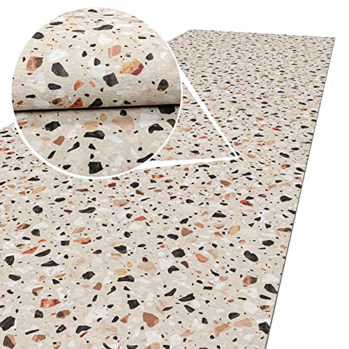 ANRO Küchenläufer Teppichläufer abwaschbar Küchenteppich Flurläufer Marmor Beige waschbar Antirutsch 65x180cm Viele Größen/Muster von ANRO