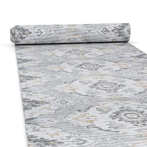 ANRO Küchenteppich Küchenläufer Teppich Läufer Küche waschbar rutschfest Ofelia Lilla Abwaschbar 180 x 52cm ANRO Küchenteppich Küchenläufer Teppich Läufer Küche waschbar rutschfest Ofelia Lilla Abwaschbar 180 x 52cm von ANRO