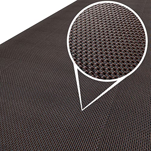 Läufer In-/Outdoor Teppich wasserfest Balkon Teppich auch für Balkon und Terasse Flur Bodenmatte wetterfest Dunkelbraun Abwaschbar 300 x 100cm Läufer In-/Outdoor Teppich wasserfest Balkon Teppich auch für Balkon und Terasse Flur Bodenmatte wetterfest Dunkelbraun Abwaschbar 300 x 100cm von ANRO