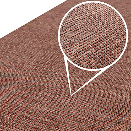 Läufer In-/Outdoor Teppich wasserfest Balkon Teppich auch für Balkon und Terasse Flur Bodenmatte wetterfest Rust Abwaschbar 280 x 100cm Läufer In-/Outdoor Teppich wasserfest Balkon Teppich auch für Balkon und Terasse Flur Bodenmatte wetterfest Rust Abwaschbar 280 x 100cm von ANRO
