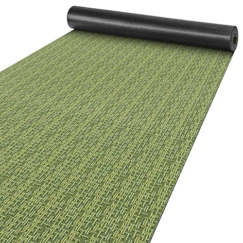 Läufer Teppich-Läufer Flur Küchenläufer rutschfest waschbar Teppichläufer Küchenteppich anpassbar Itaca Grün 220x50cm bis 5m Länge Läufer Teppich-Läufer Flur Küchenläufer rutschfest waschbar Teppichläufer Küchenteppich anpassbar Itaca Grün 220x50cm bis 5m Länge von ANRO