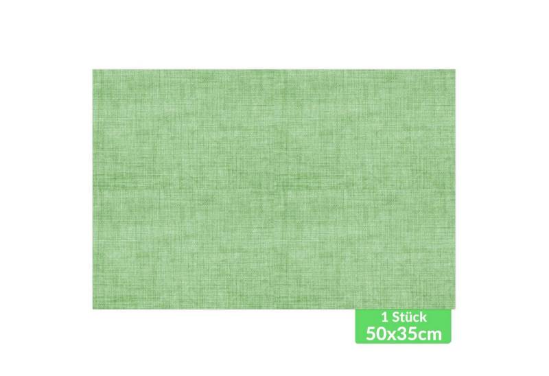 ANRO Platzset DEIN Platzdeckchen Servierdeckchen Soft Tischset Tellerunterleger, (Einzelstück, 1-St., einzelverpackt), Glatt, leichte Narbung 50x35cm Holz von ANRO