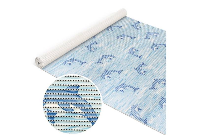 ANRO Schaum-Badematte Antirutschmatte Weichschaummatte Badezimmer Extra Breit, Höhe 5 mm, strapazierfähig, Drainage Effekt, Rillen, wasserdurchlässig, rutschhemmend, pflegeleicht, Weich, Rutschfest, Rutschhemmend, Schnelltrockend, mit Drainagelöchern, Modern, Praktisch, Kunststoff, Eckig, Geprägt von ANRO